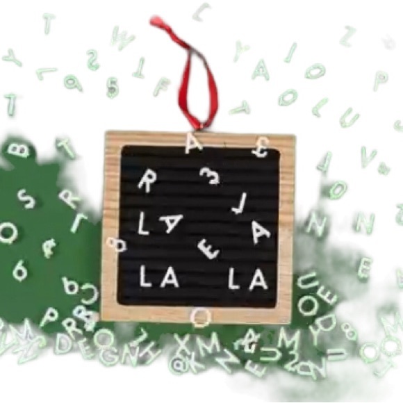 Letterboard ornament set letter board - Picture 6 of 7